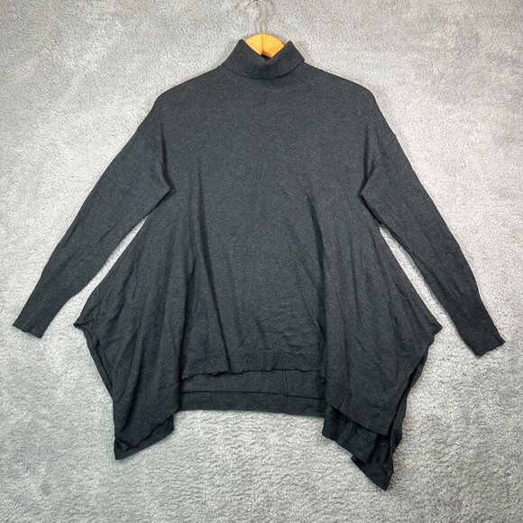 Mossimo Gray Turtleneck Tunic Sweater Size Large Long Sleeve Gray sweater - Picture 2 of 12